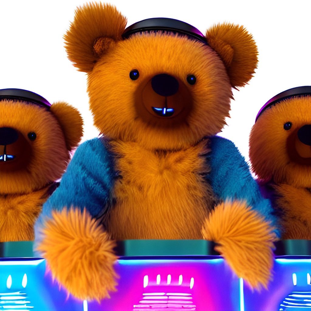 MrWunder_'s tweet photo. Come and meet my ai fluffy dj bear 🐻 https://t.co/vCQDbiqkOi