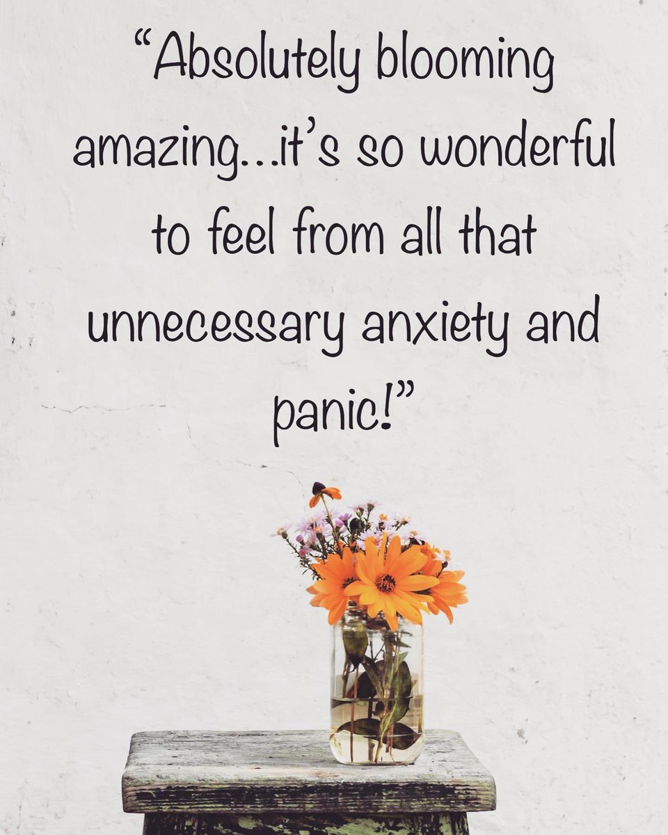 TinxTherapy's tweet photo. Client suffering from anxiety and panic - huge negative impact on her life. Felt trapped, guilty &amp; unable to enjoy life. Testimonial after 1 hypnotherapy session via Zoom! #Hypnosis #anxiety #mentalhealth #trapped #panic #hypnotherapy #livethelifeyouwant #befree #lifeisforliving https://t.co/J68IbeGjw4