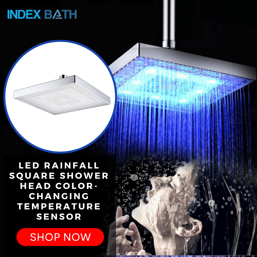 BathIndex's tweet photo. Upgrade Your Shower Experience With This LED Rainfall Square Shower Head Color-Changing Temperature Sensor
Visit us @BathIndex for more bathroom accessories!
#BathroomShower #showergoals #showerdesign #rainshower #rainshowerhead #modernshower #luxurybathrooms #IndexBath https://t.co/JZvz3e2e1S