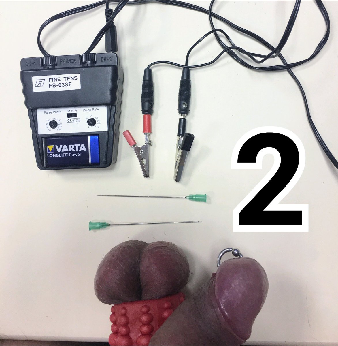 toys_and_pain's tweet photo. Balls
Needles+e-stim
I've been dreaming about it for a long time
Which method should I try first ? 
In case of interest (a lot of comments, retweets, likes) I will share pictures video
Vote for a week via comments and DM's
#cbt #electrotorture #bdsm #needles #masochist #estim https://t.co/bssDP4VX7j