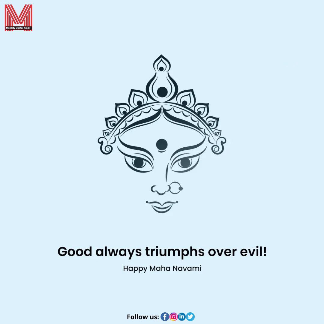 MelicityK's tweet photo. May goddess shower you with a lot of blessings and good health and wealth. May you enjoy every bit of this festival. Happy Navratri.
#navratri2022 #navratri #digitalstand #digitalpromotion #outdoormarketing #marketing #marketingsolution #melicitydigitalkiosk #bihar #Patna https://t.co/HjuwVdISFB