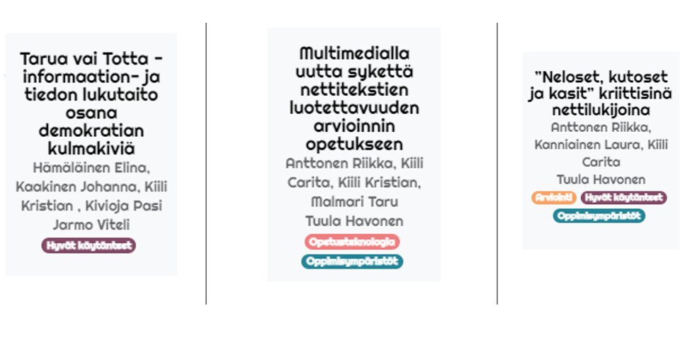 EduCritical's tweet photo. Olemme monessa mukana #ITK2022:ssa Aulangolla - tule kuulolle to 6.10. Areena-sali klo 12.45 (mukana @fin_sci) ja Esityssali 13 klo 15 sekä klo 15.45. Piipahda myös hakemassa ideoita ja opetusmateriaaleja näyttelypisteeltämme 304B. #kriittinenlukutaito #oppimispelit @Akatemia_STN https://t.co/8sqAik6Pky