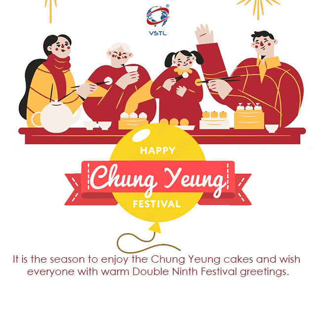 ValueSmartTrad1's tweet image. Celebrating the Double ninth festival with lots of cakes and warm wishes. 
VSTL wishes you a very Happy Chung yeung festival🎏 
.
.
#vstl #valuetech #vstl_hk #vstl_ae #Happy_Chung_yeung_festival