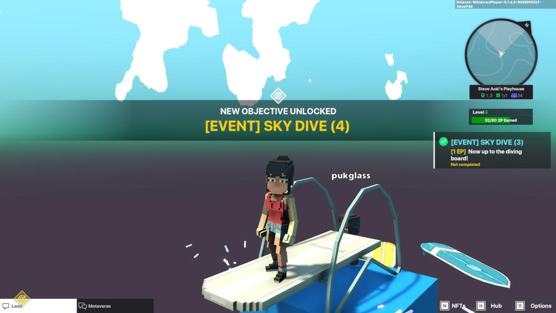 WandaYo31945709's tweet photo. @TheSandboxGame @steveaoki I just participated in the #SandboxAlphaS3Giveaway for a chance to win 500 SAND! Found the high diving board in @steveaoki's Playhouse, check out my screenshot below!
👇 https://t.co/r5Let5FXSy