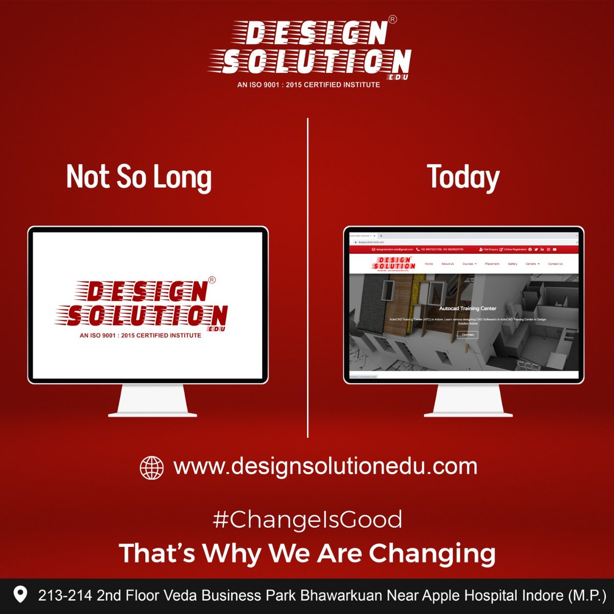 Designsolutiona's tweet photo. Committed to People, Committed to the Future.
๐๐๐๐ซ๐ง With Certified Institute ๐๐๐ฌ๐ข๐ ๐ง ๐๐จ๐ฅ๐ฎ๐ญ๐ข๐จ๐ง ๐๐๐ฎ
Call us on 9907201756, 6262288000
#designsolution #indore #autocad #virtualclass #software #onlineclass #LearnAtDesignSolution #3dsmax #cad #trending #explore https://t.co/tpOCYAeTO4