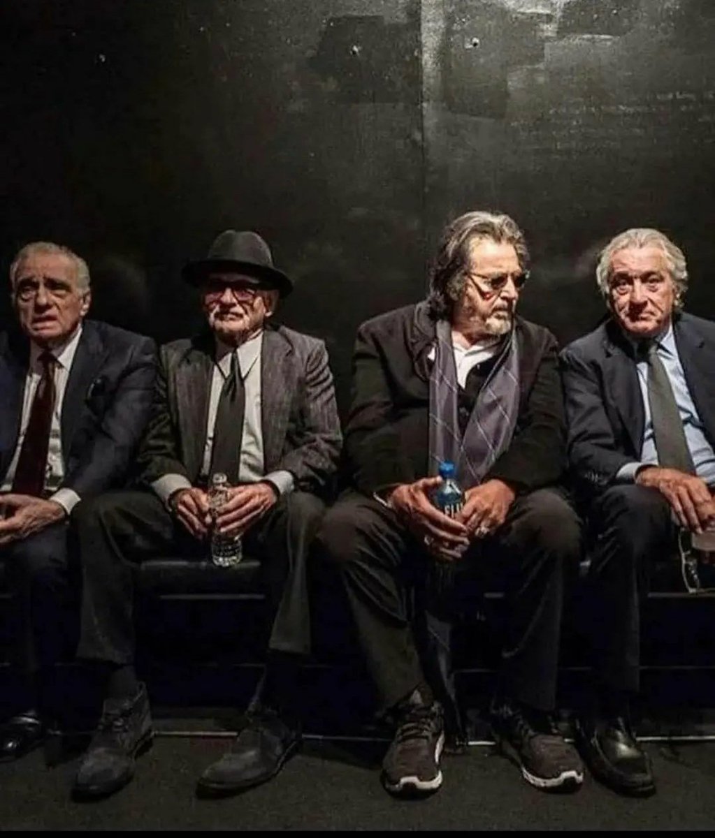 sergioandreola's tweet photo. Scorsese, Pesci, Pacino, De Niro. https://t.co/BbUeUaxwZV