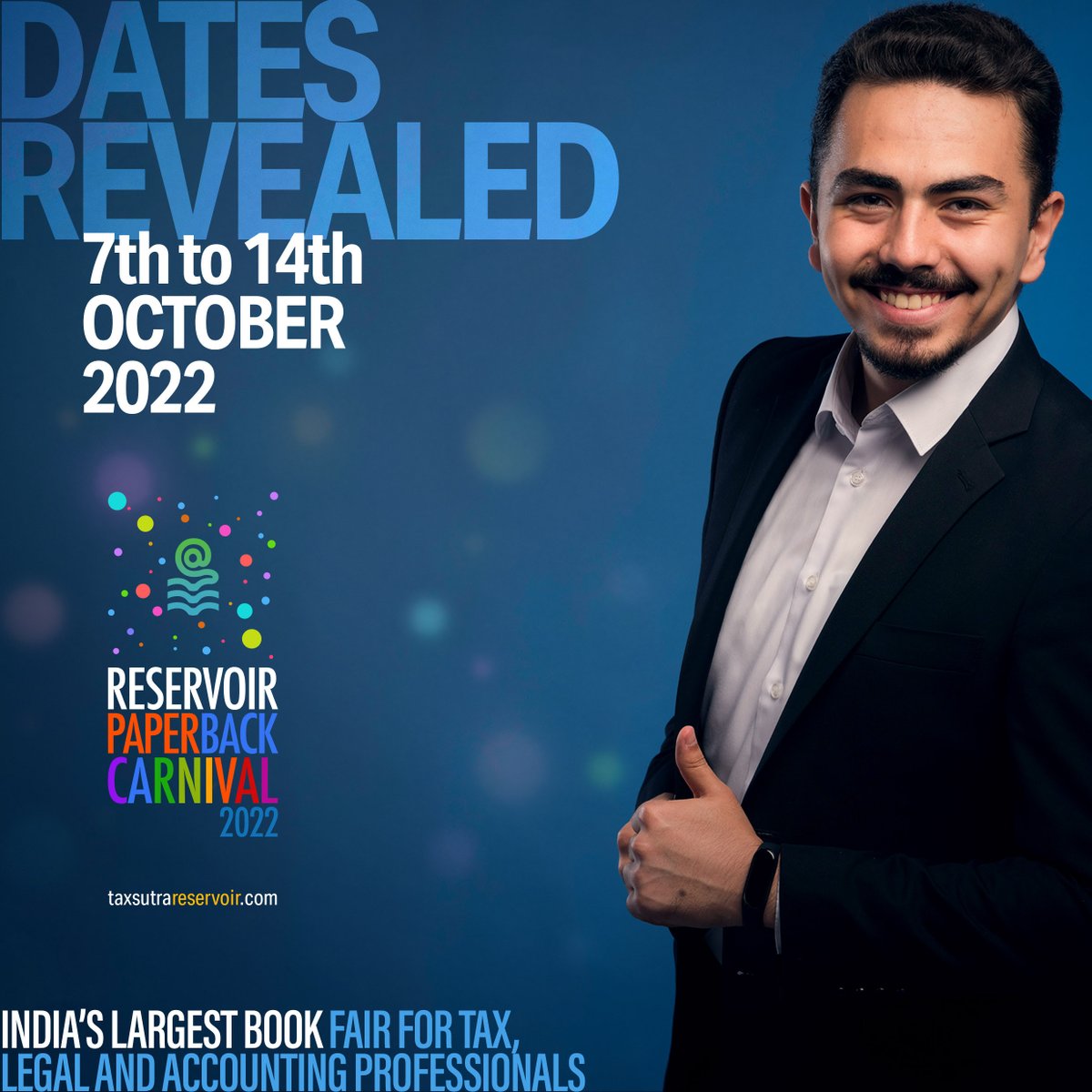 Taxsutra's tweet photo. Reservoir Paperback Carnival Begins in Less Than 72 Hours! Get Exciting Discounts on Tax, Legal &amp; Accounting Books!!

#TaxsutraReservoir #paperback #sale #discount #offers #accounting #tax #legal #proffessional https://t.co/KspeoBWZLt