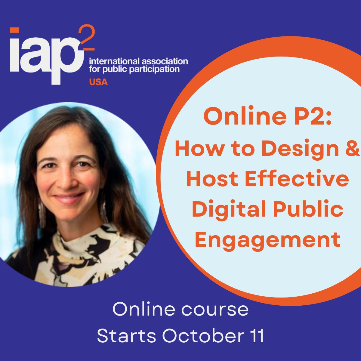 Digital tools are essential for #publicparticipation. Join me for this <a href="/IAP2USA/">IAP2 USA</a> hands-on course that will teach you to gather input creatively, increase inclusion, and host collaborative online engagement. iap2usa.org/event-4765801
