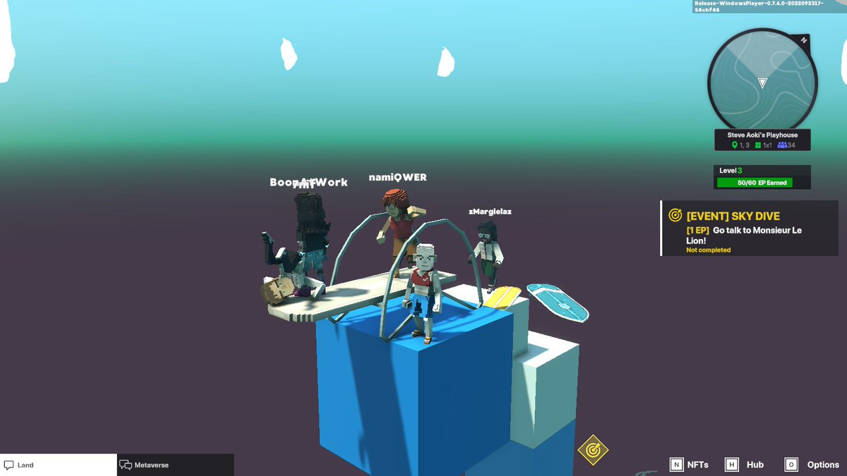 foryou5441's tweet photo. @TheSandboxGame @steveaoki I just participated in the #SandboxAlphaS3Giveaway for a chance to win 500 SAND! Found the high diving board in @steveaoki's Playhouse, check out my screenshot below!
👇 https://t.co/HLIfmm4HIC