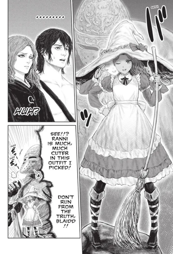 JOWAN_JW's tweet photo. OMFG BLAIDD AND DARRIWIL HAS THEIR OWN RANNI FAN CLUB 😂💖 SO PRECIOUS!!! Why are they holding their Ranni Doll like a gundam tho?! 😂 https://t.co/StzopMEMwd