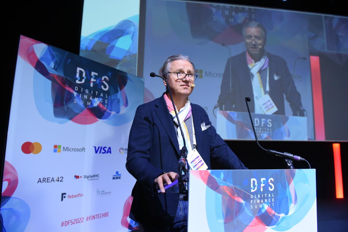 fintechbe's tweet photo. #DFS22 - Tadaa... the 7th #DigitalFinanceSummit has officially begun! The Openings began with our Chairman Mr.Jean-Louis, Mr.Thomas Dermine, Mr.Karel Baert, Mrs.Audrey Chabin and Mr.Toon Vanagt.

 #fintechbe #Opendata https://t.co/AanEHh5x5d