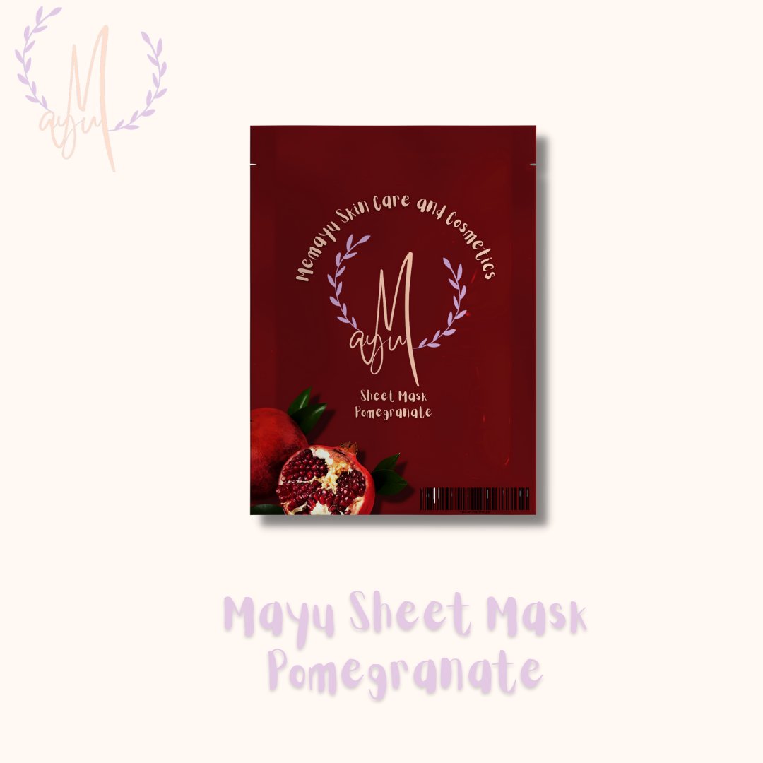 ㅤ ㅤ 
𝗮𝗹𝗹.𝗴𝗮𝗻𝗲𝗻 posted. 
──────────────
ㅤ ㅤ 
Selesai showcase enaknya menenangkan pikiran dan wajah, iseng coba pakai Mayu Sheet Mask yang varian Pomegranate, ternyata tinggi antioksidan dan mencegah penuaan dini, cocok banget sih. ...𝒎𝒐𝒓𝒆
ㅤ ㅤ