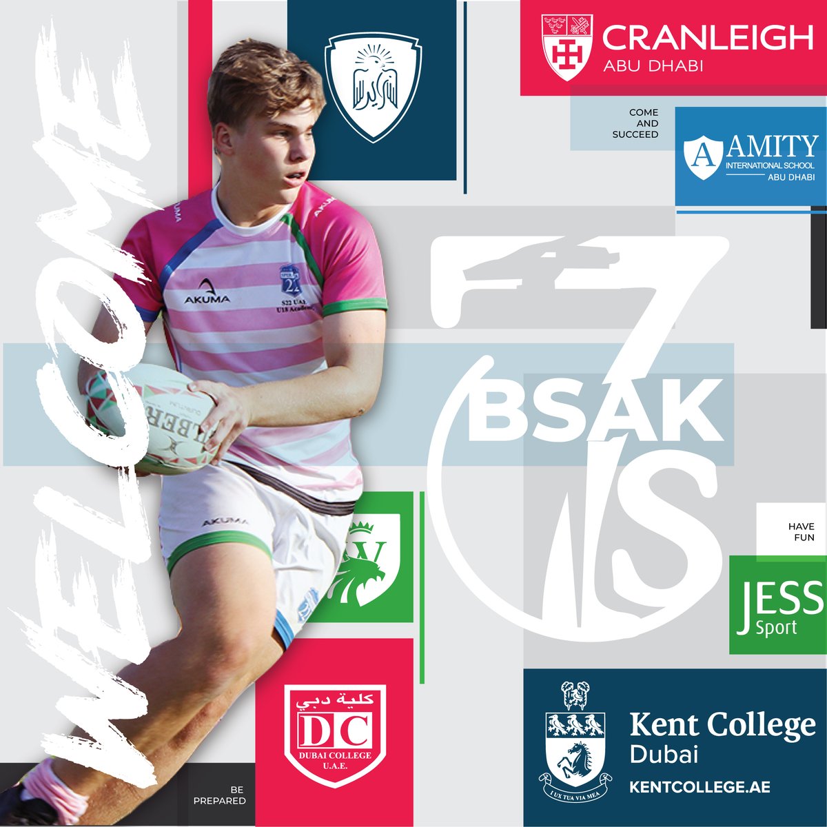 BSAKsports's tweet photo. BSAK 7s Series - Football / Netball / Rugby - 1/3 Team Announcement #BSAK7s We are delighted to welcome over 24 schools and over 160 teams to this years tournaments. Anticipation builds for our first event 5weeks countdown. #onlyatBSAK #Schoolsport https://t.co/b94B3duW5R