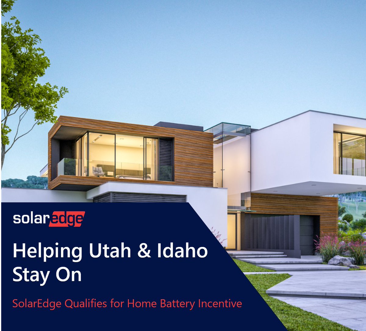 SolarEdgePV's tweet image. We’re in!

SolarEdge joins @RMP_Utah&apos;s Wattsmart Battery program, bringing savings of up to $3K to Utah and Idaho homeowners with a SolarEdge Home Hub Inverter + SolarEdge Home Battery. See how it works: okt.to/kiRpcY #solarsavings #homebackup #SolarEdgeHome