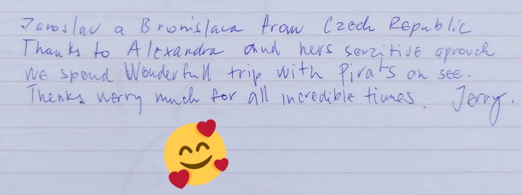 Alexa (@valiaxaviy) on Twitter photo Lovely REVIEW for our Pirate Tour-Navagio-tourists from Czech Republic!Thank you👇
#free #navagio #Greece #cruise #zakynthos #travel #today #news #vacation #summer #review #czech #republic #feedback #pirate <a href="/GoldenBloggerz/">Golden Bloggerz</a> #worldbloggersRT <a href="/aurorakalexa/">aurora.k</a> <a href="/AridKingdom/">Sandra Lineliz</a> <a href="/VRosecookie/">Valentina Rosecookie</a> Lovely REVIEW for our Pirate Tour-Navagio-tourists from Czech Republic!Thank you👇
#free #navagio #Greece #cruise #zakynthos #travel #today #news #vacation #summer #review #czech #republic #feedback #pirate <a href="/GoldenBloggerz/">Golden Bloggerz</a> #worldbloggersRT <a href="/aurorakalexa/">aurora.k</a> <a href="/AridKingdom/">Sandra Lineliz</a> <a href="/VRosecookie/">Valentina Rosecookie</a>