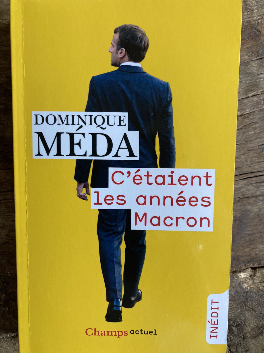 dominique_meda's tweet photo. « C’étaient les années Macron » : mes 40 chroniques parues dans le Monde de 2018 à 2022. À lire dès le 20 octobre 😊 https://t.co/Dwg22TVrOz