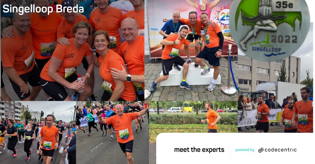 Ieder jaar wordt tijdens de Bredase Singelloop geld ingezameld voor een goed doel. In 2022 zet de Bredase Singelloop Running Blind Breda op de kaart!

codecentric was hier natuurlijk bij! Onze collega’s hebben zich fantastisch ingezet voor dit goede doel.

lnkd.in/edvxG3Ti