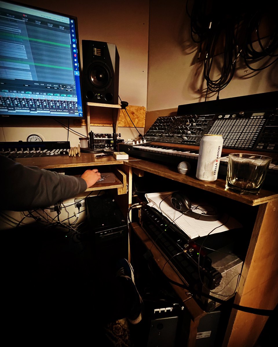 A great weekend in the studio. #mixing #album #progrock #altrock #manchester