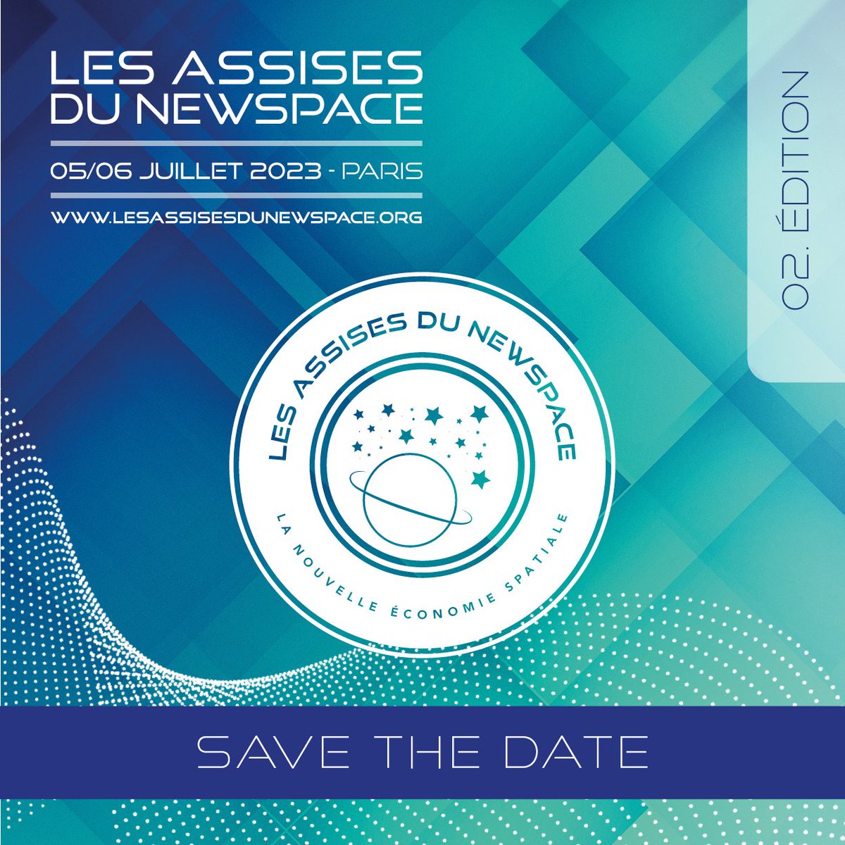 Nous sommes heureux de vous annoncer que <a href="/AssisesNEWSPACE/">★ Les Assises du NewSpace - Saison 4 ★</a> reviendront en 2023 pour une saison 2 ! 𝗥𝗲𝗻𝗱𝗲𝘇-𝘃𝗼𝘂𝘀 𝗹𝗲𝘀 𝟱 𝗲𝘁 𝟲 𝗷𝘂𝗶𝗹𝗹𝗲𝘁 𝟮𝟬𝟮𝟯 !