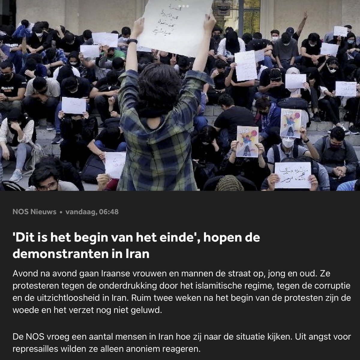 jesseklaver's tweet photo. Onder de indruk van de ongekende moed van deze vrouwen in hun strijd voor vrijheid. Alle steun aan de demonstranten. #MahsaAmini #IranProtests2022

https://t.co/BQahjvKu1w https://t.co/wiV3Ren5Pm