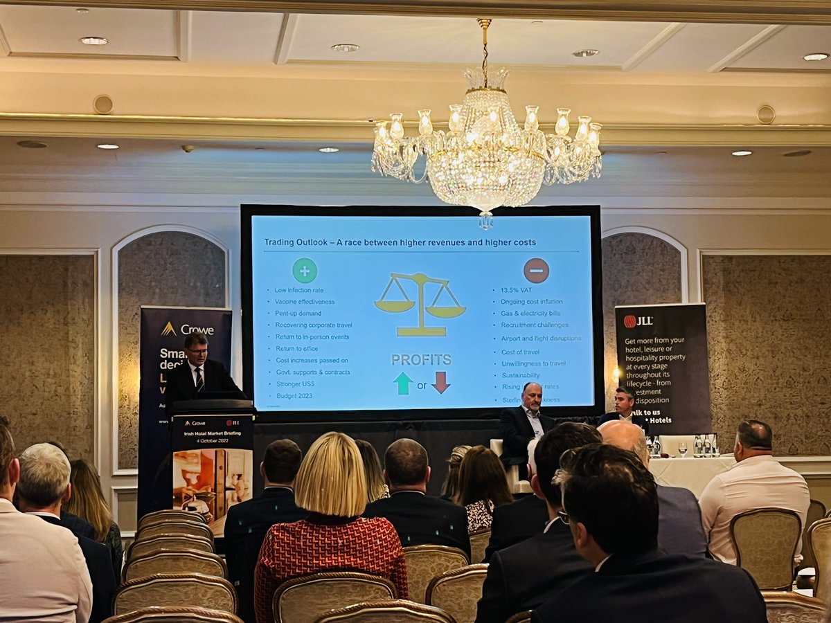 Great to have so many gathering <a href="/InterConDublin/">InterContinental Dublin</a> for the <a href="/JLL/">JLL</a> &amp; <a href="/Crowe/">crowe</a> hotel industry event