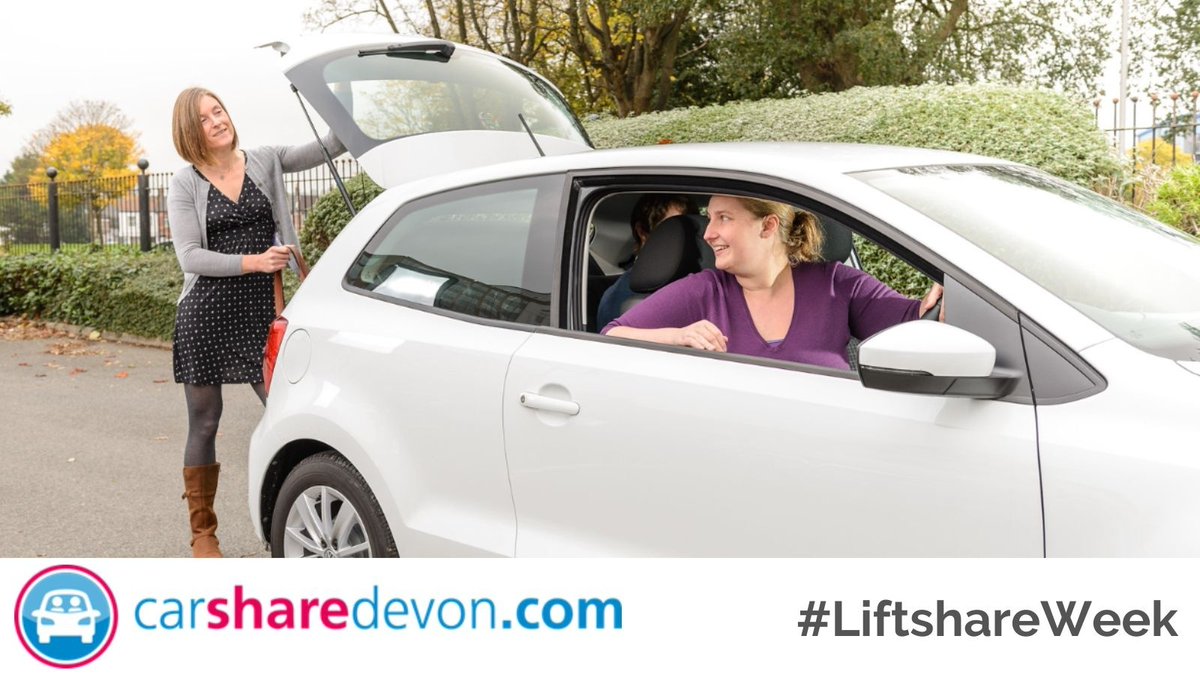 travel_devon's tweet photo. Why are you carsharing? Share your story with us & inspire others to cut their CO2 footprints & commuting costs #LiftshareWeek https://t.co/UvnukaeIZ2