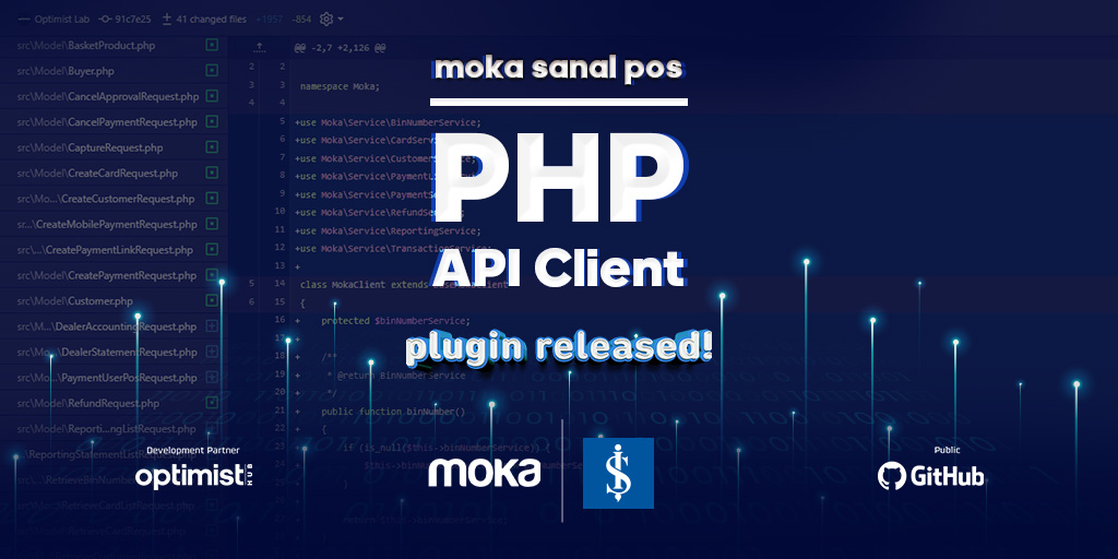 Optimist_Hub's tweet photo. Project Name: Moka API PHP Client
Development: Optimist Hub Dev Team
Release date: September 2022
Brand: @Mokaodeme by İşbank
Visit us </> Github Public Repo
https://t.co/fr5KQ96QNc
#moka #mokapos #mokapay #mokapayment #php #phpclient https://t.co/p2ZrnjQ2l6