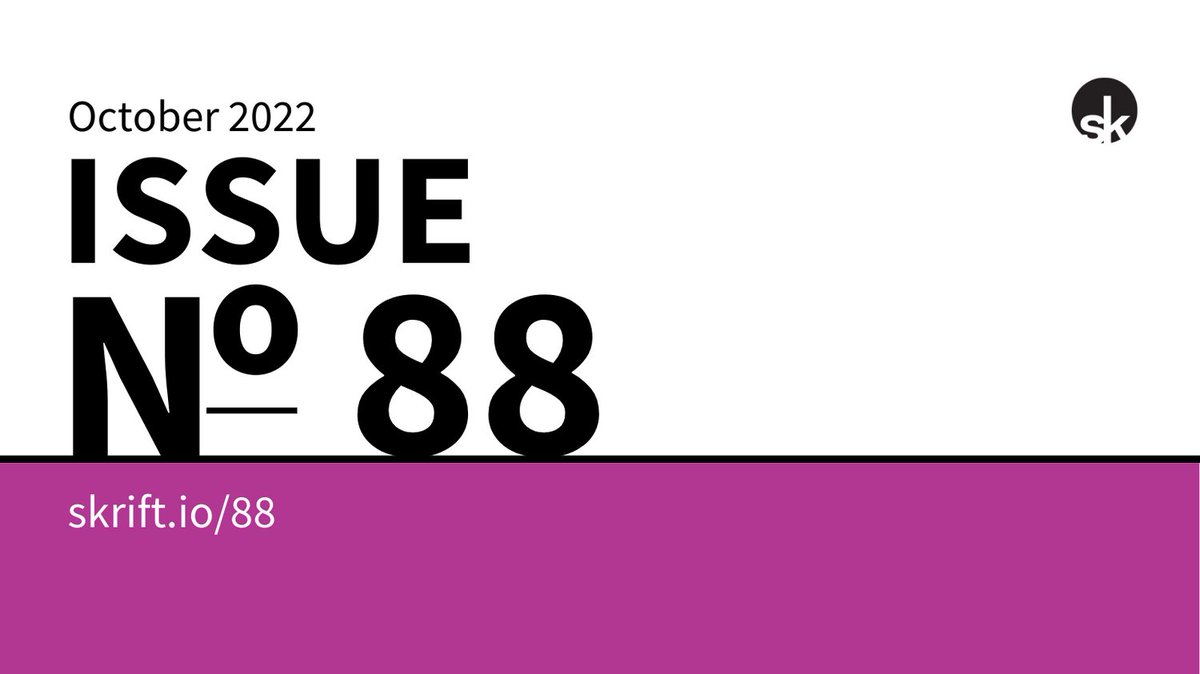Extra extra 📰 In Issue 88, Sergiu and Muslim teach us how to integrate Azure Active Directory B2C and <a href="/nikhilprajapati/">Nikhil Prajapati</a> helps us ensure our #Umbraco websites are secure + #Hacktoberfest, so many meetups &amp; more! 🎃

skrift.io/88

#dotnet #oss #opensource #webdev
