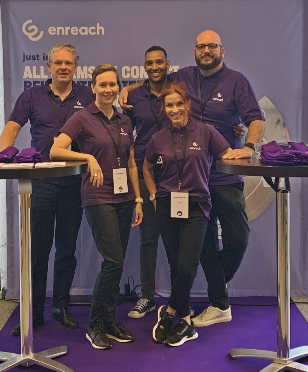 Enreach team ready for the #KISS2022 conference in Copenhagen! 

#customerservice #embeddedvoice #createcontactmagic