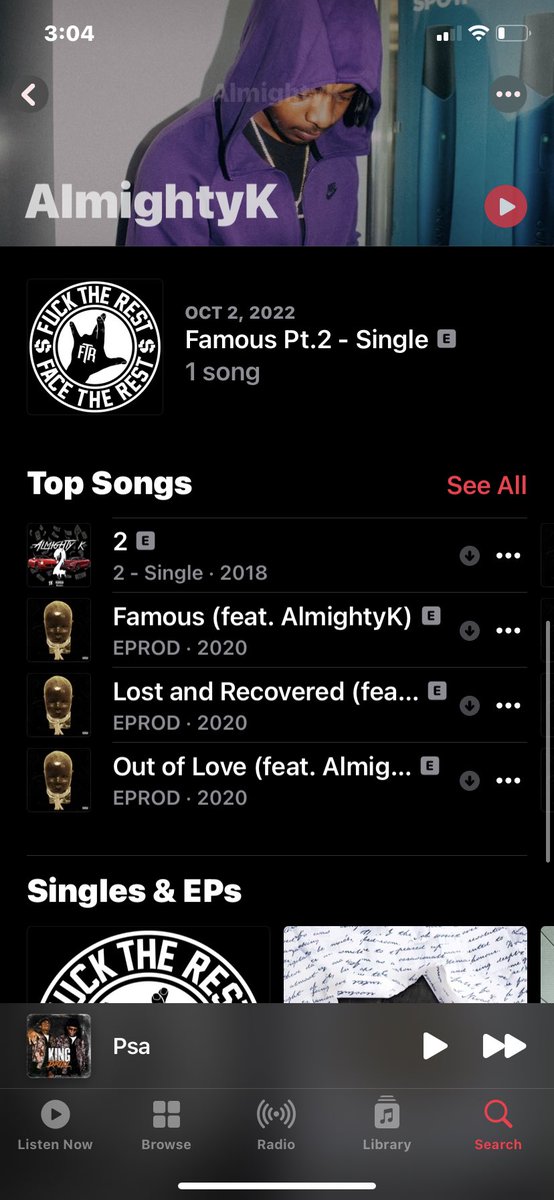 1Almightyk's tweet photo. “Famous Pt.2” Out Now On All Platforms ⭐️ https://t.co/ZahgDCZYBW https://t.co/5tR5UaoJbh