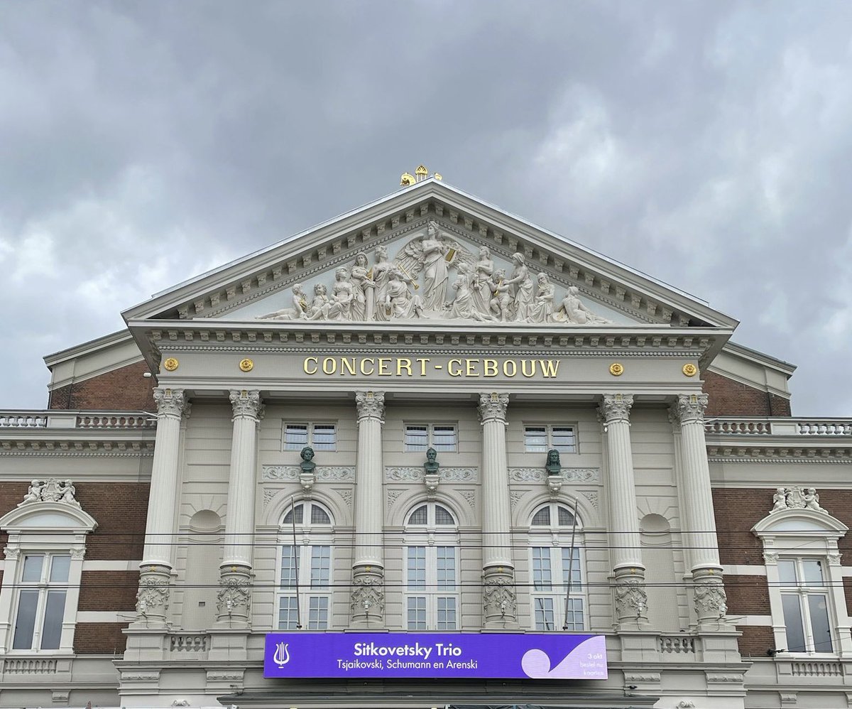 We are on a big European tour at the moment including at the  <a href="/Concertgebouw/">Het Concertgebouw</a> yesterday and tomorrow! Love the concert announcement!!