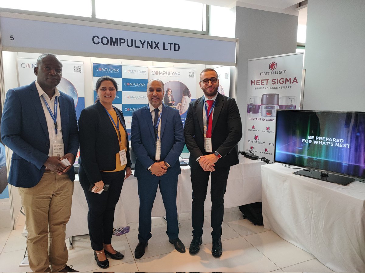 CompulynxLtd's tweet photo. We are exhibiting at the Seamless Africa Event. Come and visit our Stand No 5 and find the innovative products and solution from 4th - 5th October 2022 at Radisson Blu Nairobi. #Seamless #Entrust #CompuLynx #cardprintingsolutions #SeamlessAfrica #biometric #idcardprinters https://t.co/aL8LbD3bIb