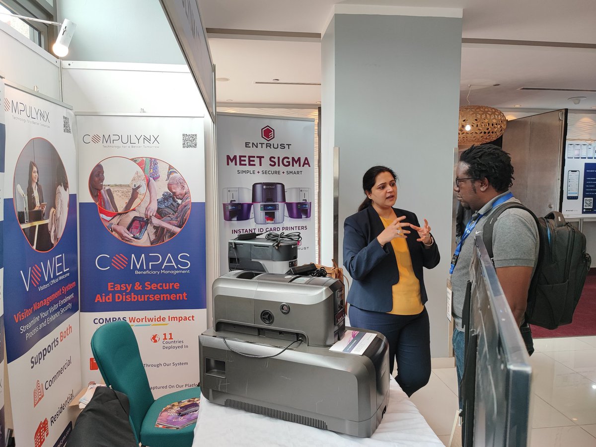 CompulynxLtd's tweet photo. We are exhibiting at the Seamless Africa Event. Come and visit our Stand No 5 and find the innovative products and solution from 4th - 5th October 2022 at Radisson Blu Nairobi. #Seamless #Entrust #CompuLynx #cardprintingsolutions #SeamlessAfrica #biometric #idcardprinters https://t.co/aL8LbD3bIb