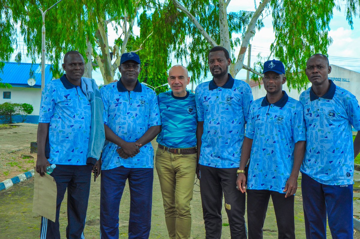 LapaiAcademy's tweet photo. The CEO Lapai football academy, and other officials at the scouting arena💯😇 https://t.co/fP1AJ10xpk