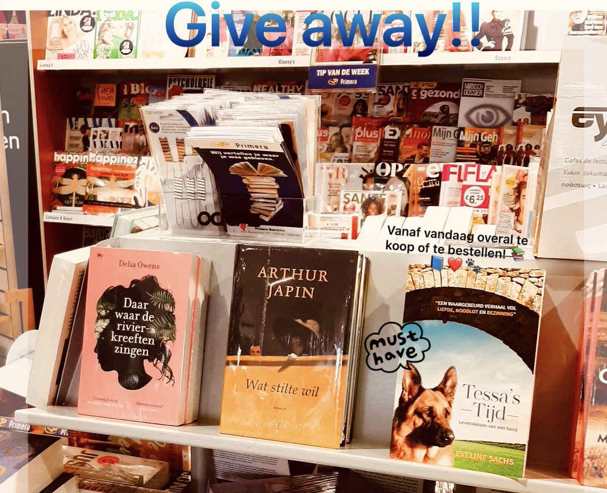 EvelineSachs's tweet photo. 🙌 🎉Tessa’s Tijd!📘📚
Tessa’s Tijd is vanaf nu,dierendag, overal te koop! Daarom verloot ik een boek, doe mee: reageer en retweet! Loting is volg week di 12 oktober. Winnaar krijgt gesign.boek binnen enkele dagen thuisgestuurd! (in Ned.)📖@honden_paarden
#winactie #gratisboek https://t.co/OpUVZsKcsE
