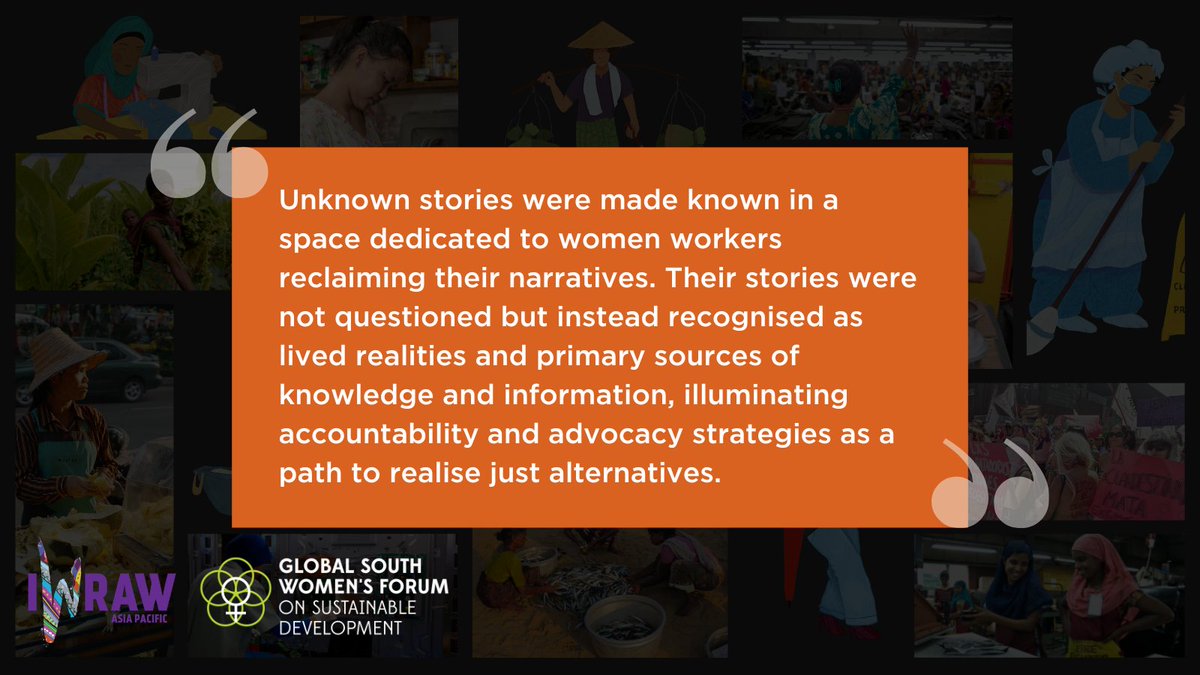 On 24-28 September, the Global Tribunal of Women Workers hosted 73 women in a space dedicated to their lived realities. As we reflect, we also remind the world that the Tribunal has yet to end. Witness its conclusion on 9 October 2022. Register: bit.ly/GSWF2022Oct9 #GSWF2022