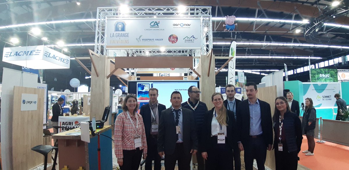 AgrOnov_'s tweet photo. C'est parti pour le @SommetElevage !!! La Grange a #innovations vous accueille Hall 1 Stand C23 pour découvrir les nouveautés pour l'#Élevage !!! 15 #startups à rencontrer
Avec @agriechange @Amiroy56520793 @ener_bio_flex @Karyon_food #pageup
Cc @Credit_Agricole @VEGEPOLYSVALLEY https://t.co/Q1hlX69hfg