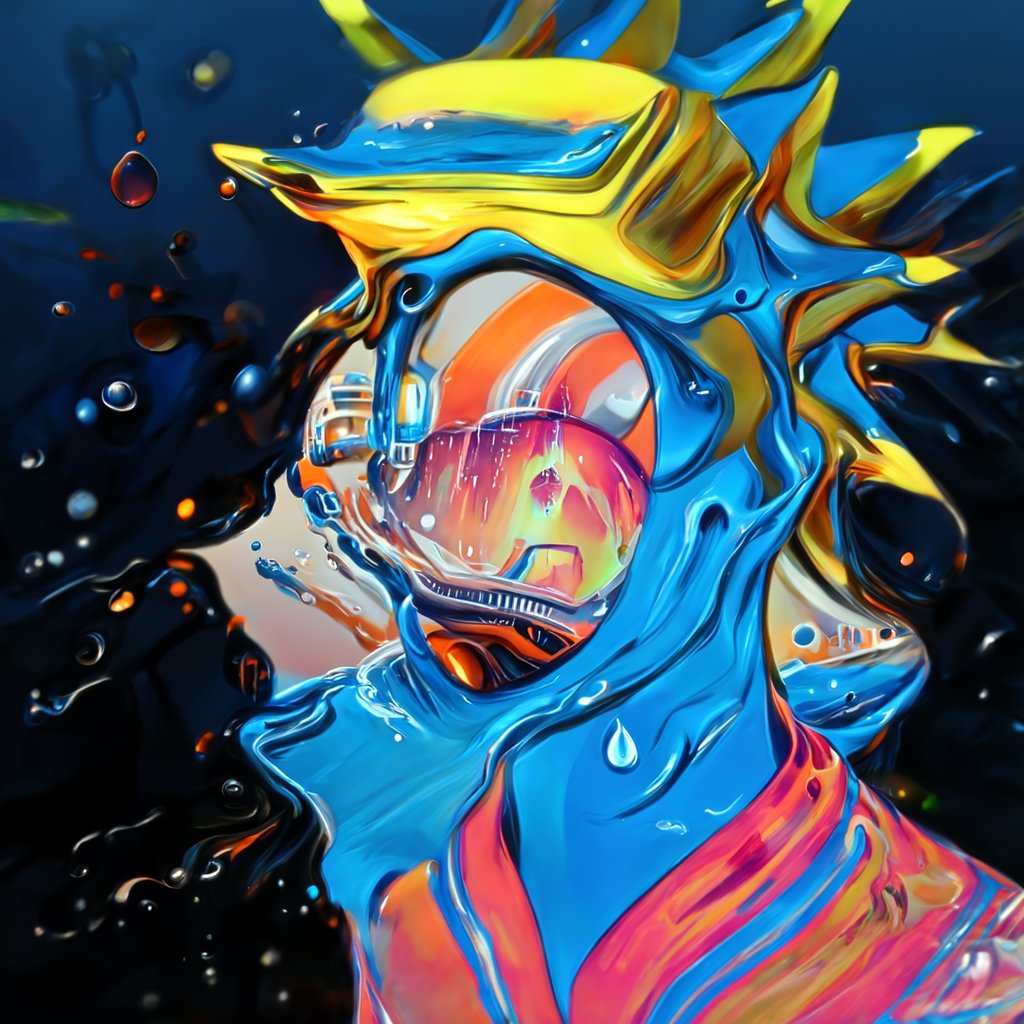#AI variation of my favorite @moodiesbyhanuka. Looks really sick. I love it 🔥 Created by @kraft_ai which develops AI tools for their holders to use on their own pictures for free. This produces AI art Like the one below: