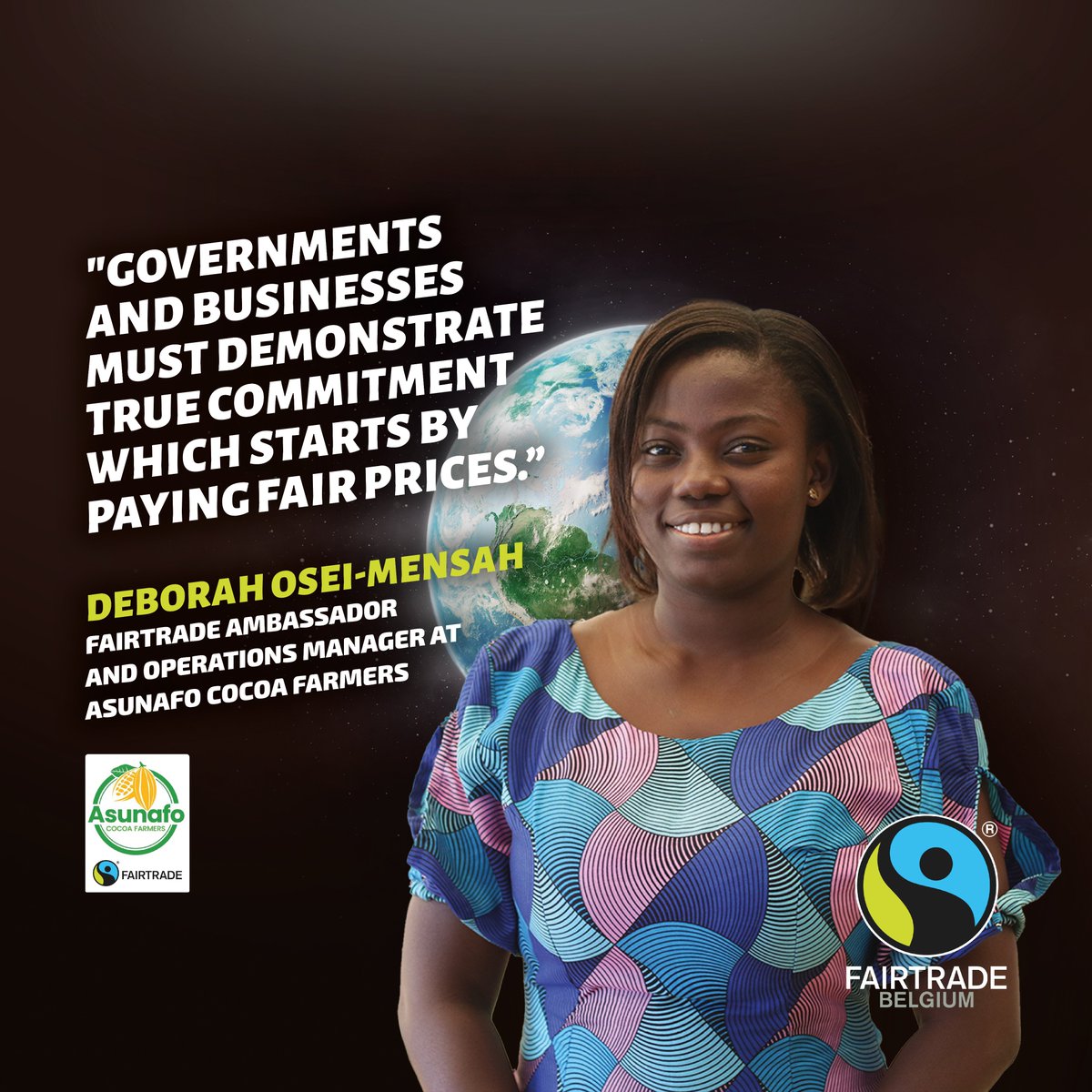 Fairtrade_BE's tweet photo. Curious to discover what our panelists have to say about the #sustainable food systems of the future? 🌎🤔
👉 We asked them what their thoughts are on the role fair food has to play in climate action ⬇ Link to enroll at our in-person event : https://t.co/XkdcDPA7Id https://t.co/MKfgwZTfk3