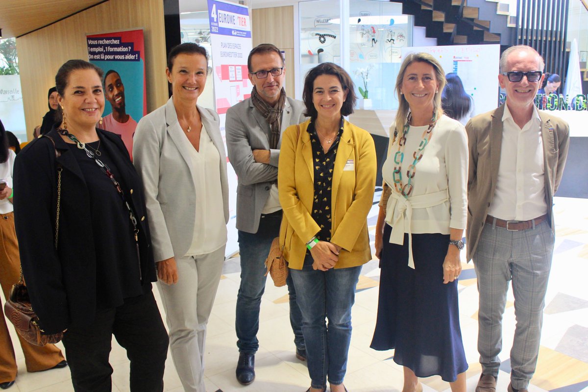 🤝 <a href="/euromedtier/">Euromedtier</a>, le salon de l'emploi d'<a href="/Euromed_MRS/">Euroméditerranée</a>, se tient en ce moment au <a href="/WTCMarseille/">WorldTradeCenter MRS</a>. Au programme, des ateliers coaching, des rencontres métiers et 300 postes à pourvoir.

Plus d'infos ⤵
madeinmarseille.net/122208-300-off…