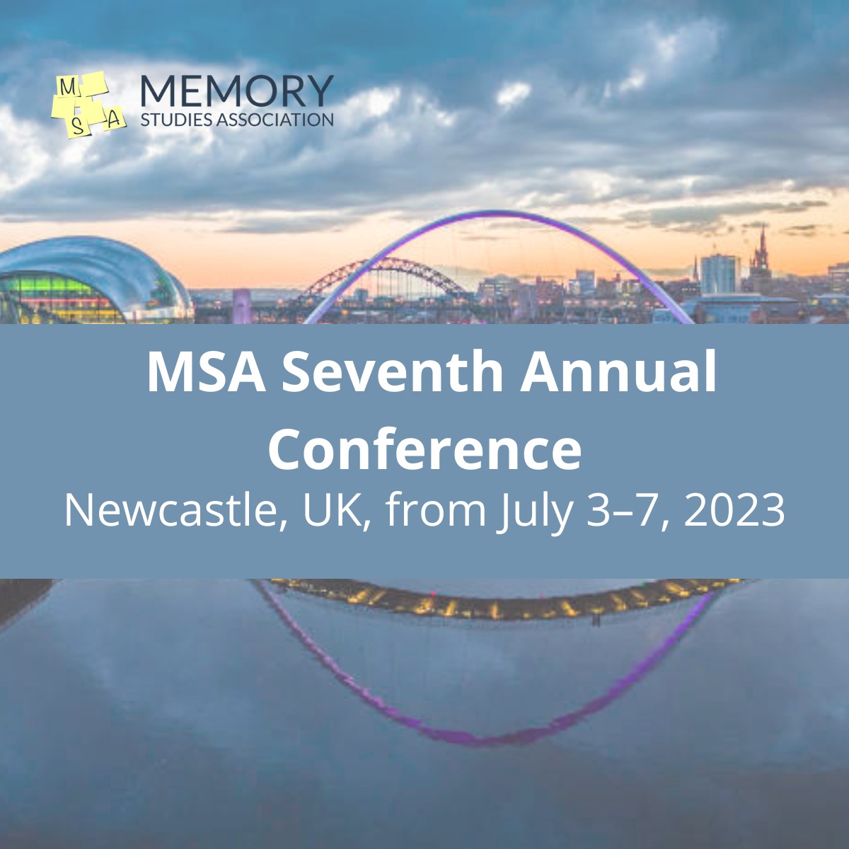 A reminder that there are less than two weeks left to submit your proposals for the <a href="/MemStudiesAssoc/">Memory Studies Association</a> 2023 conference <a href="/UniofNewcastle/">Newcastle University</a>! 
Final deadline Monday 17 October 2022
Full details here: msa2023newcastle.dryfta.com