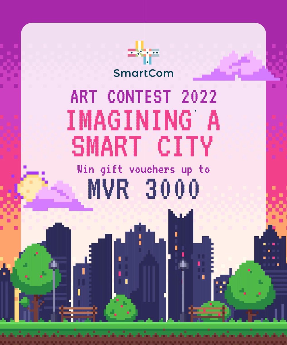 hdcmaldives's tweet image. On the occasion of one whole year of Open Access Network services and smart city solutions to Hulhumalé.

We are excited to announce an Art Contest for kids! &quot;Imagining a Smart City&quot;

#SmartCom #smartcity #MyHulhumalé