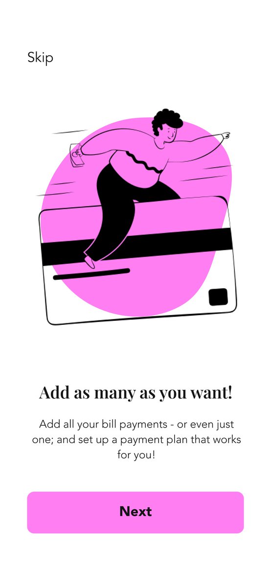 uxtobiaf's tweet photo. #UXWritingChallenge
Day 15 (final day!🎉)
Scenario:
Challenge: Write a multi-screen onboarding experience for a banking app that automatically pays a user's bills every month—as long as they set it up correctly.
Per screen:
Headline: 45 characters max
Body: 100 characters max https://t.co/m2hXNf2mwN