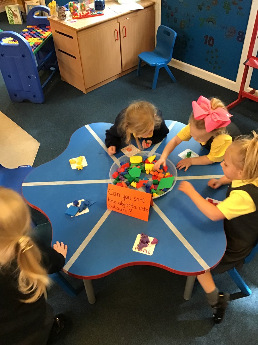 WestonFed's tweet photo. This week the children in the Nursery at Weston are exploring colour through sorting, building, finding hidden numbers, rainbow name writing and lots more! https://t.co/fkJrBitTI6