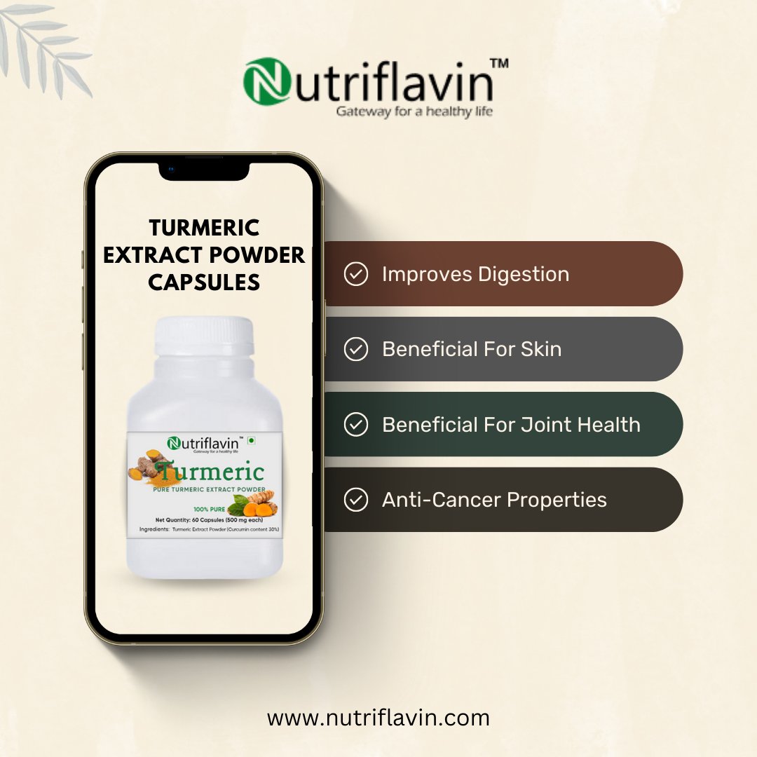 nutriflavin's tweet image. Include @nutriflavin Turmeric Extract Powder Capsules in your daily routine and watch your body thrive!

🌐nutriflavin.com/product/turmer…
#turmericxtractpowdercapsule #turmericextract #curcumin #curcuminextract #turmeric #nutriflavin #naturalproducts #healthbenefits #nutriflavinproducts