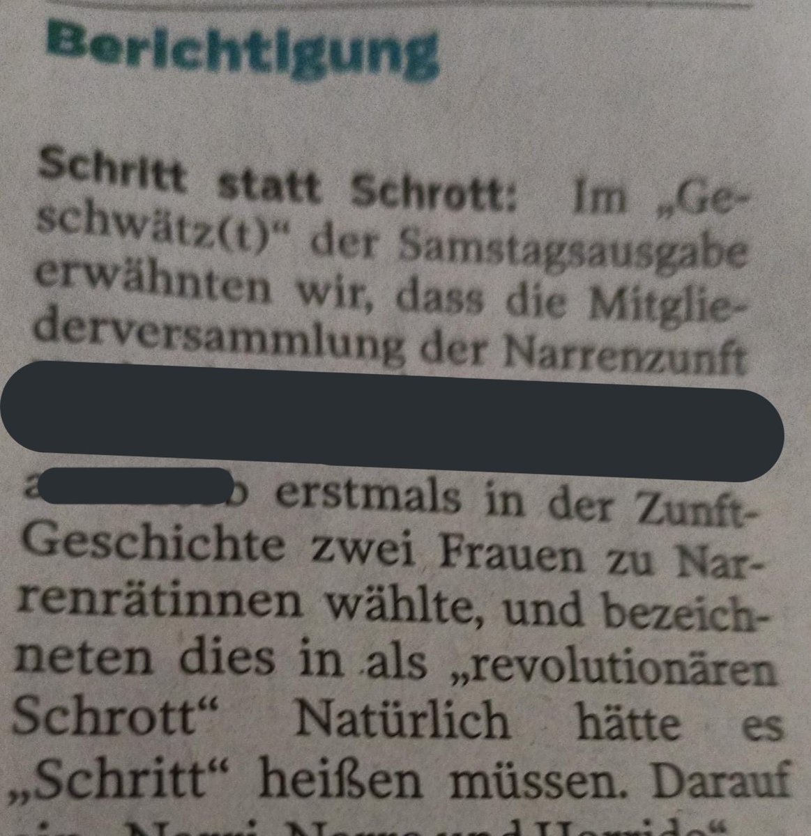 LokalHeroes's tweet photo. Revolutionärer Schrott.
#Berichtigung #Lokaljournalismus #tuesdaymotivations #Fundstücke #NormalLokal https://t.co/mvz9bSn4zf