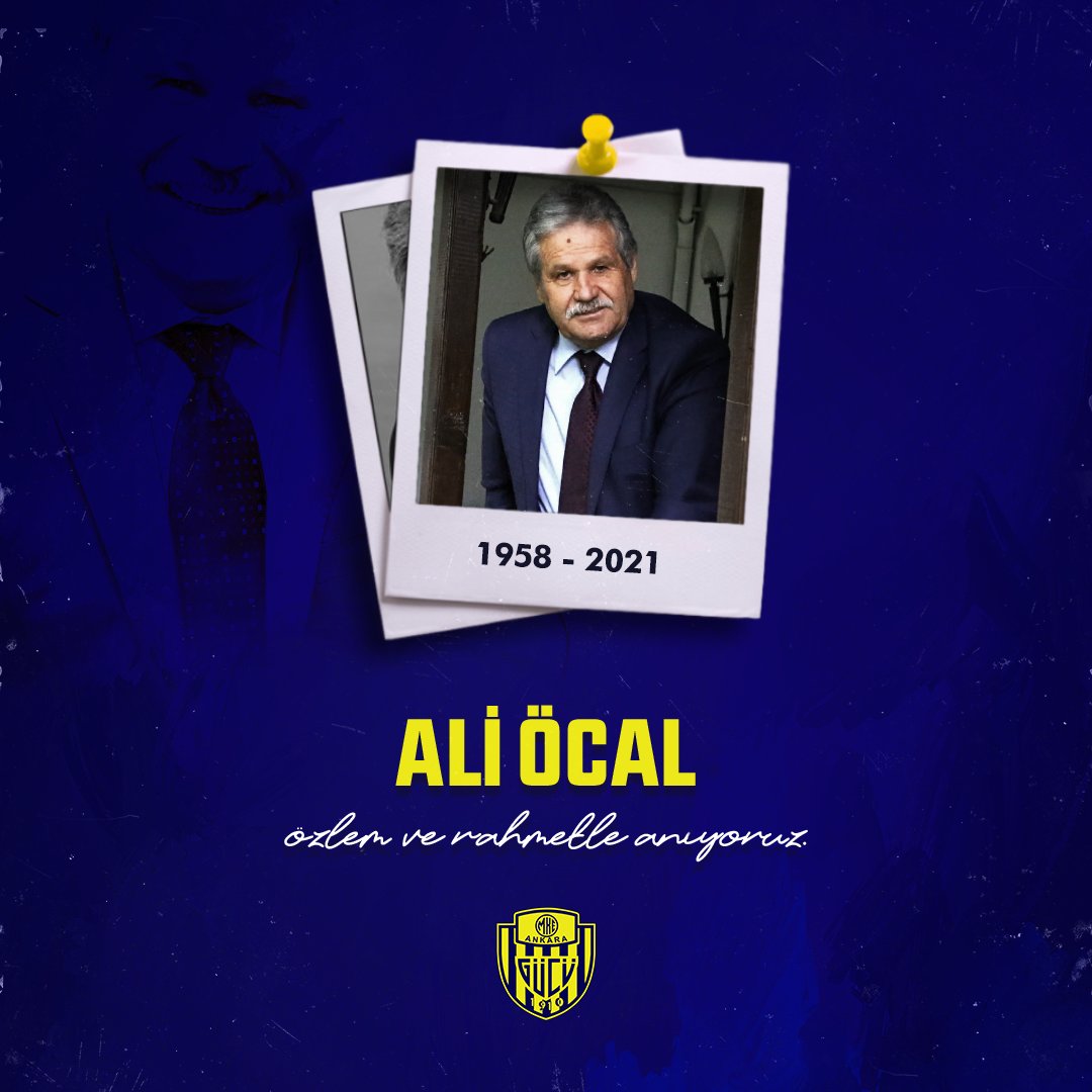 Ankara basınının kıymetli emektarı Ali Öcal'ı; vefatının 1. yıl dönümünde özlem ve rahmetle anıyoruz.