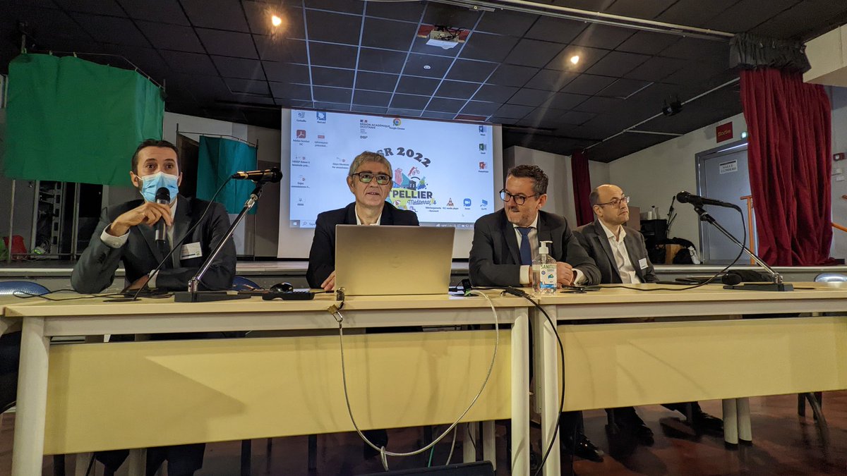 Ouverture des Journées Systèmes et Réseaux  à Montpellier.#JSR par M. Aymard Stéphane Secrétaire Général de la région Académique Occitanie.