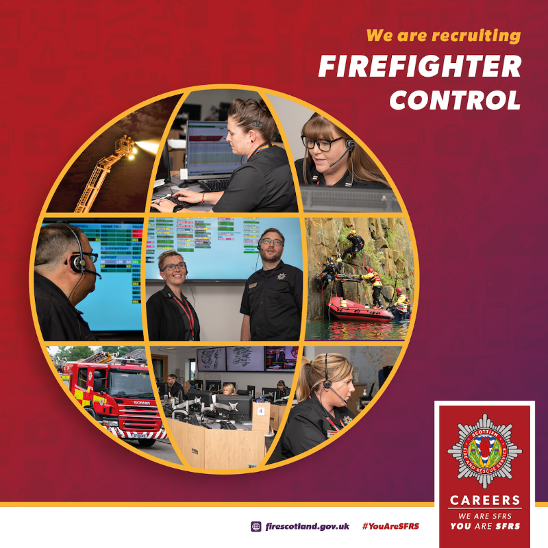 fire_scot's tweet photo. 📢 Recruitment deadline extended 📆

The closing date for Firefighter Control roles has been extended until Tuesday 1st November.

👇 Click the link below to see full job description, benefits, salary and apply online.
