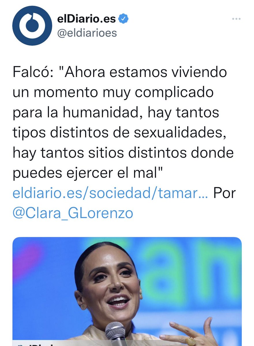 Lo de Tamara Falcó es el claro ejemplo de cómo -El monstruo te come después de alimentarlo- … algo así dice el dicho, no?!
#NoAprendemos 🙄